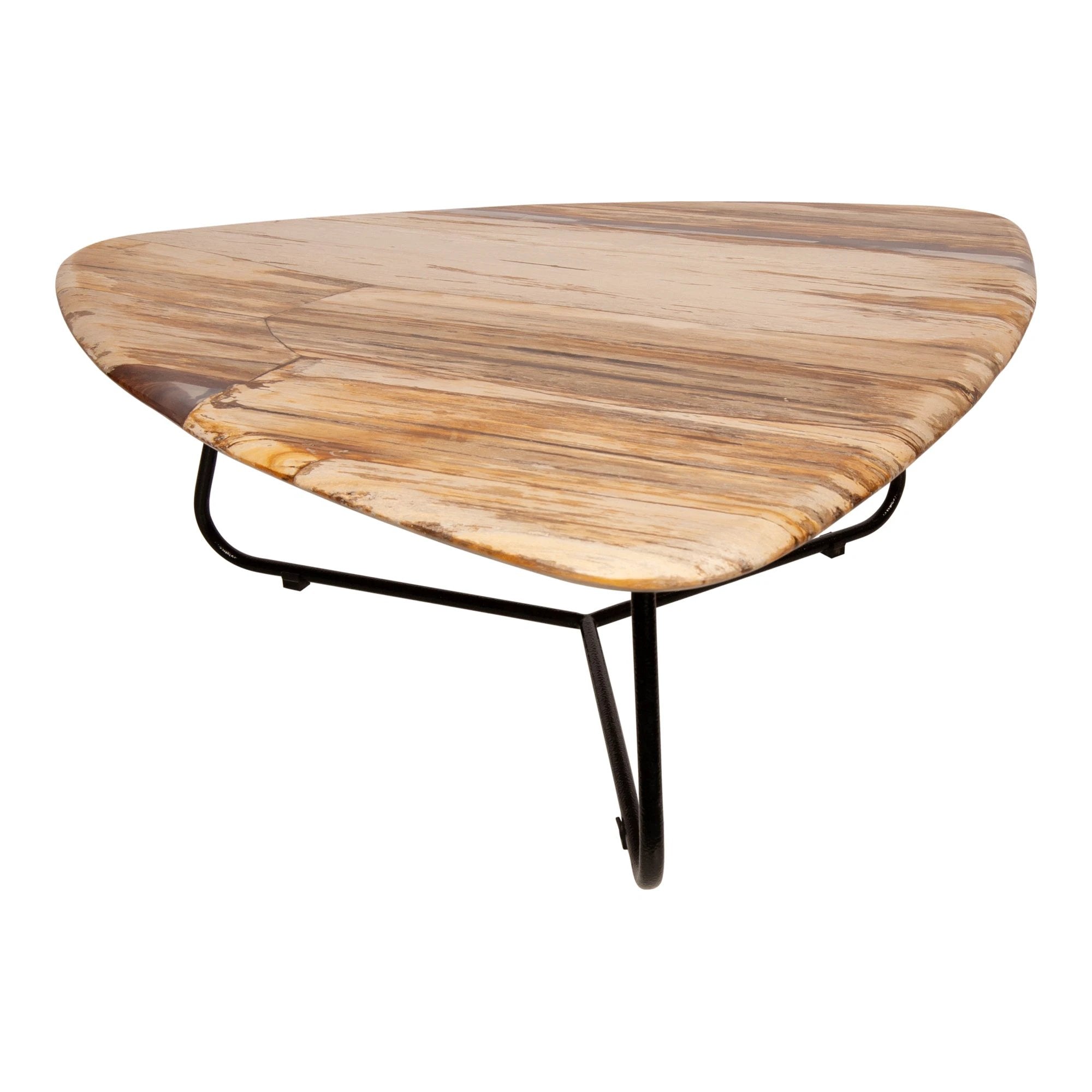 Deeba Salontafel Versteend Hout 95cm by PTMD