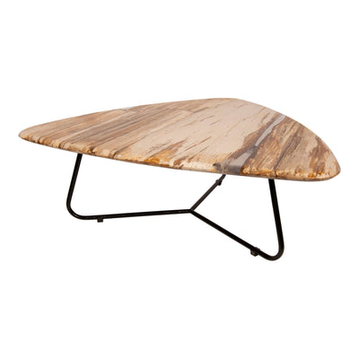 Deeba Salontafel Versteend Hout 95cm by PTMD