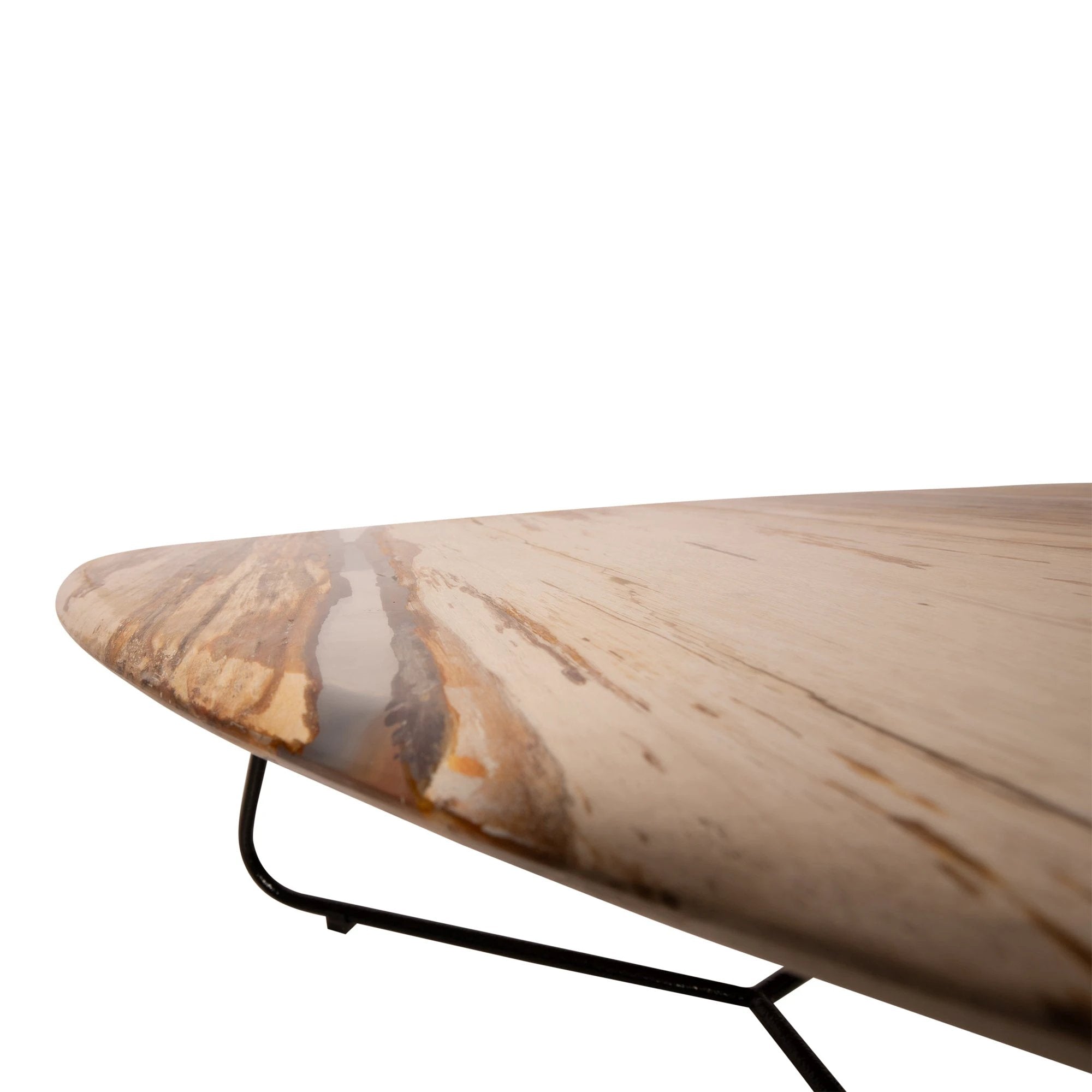 Deeba Salontafel Versteend Hout 95cm by PTMD