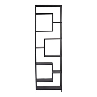 Duana Zwart IJzeren Open Kast Hoog by PTMD