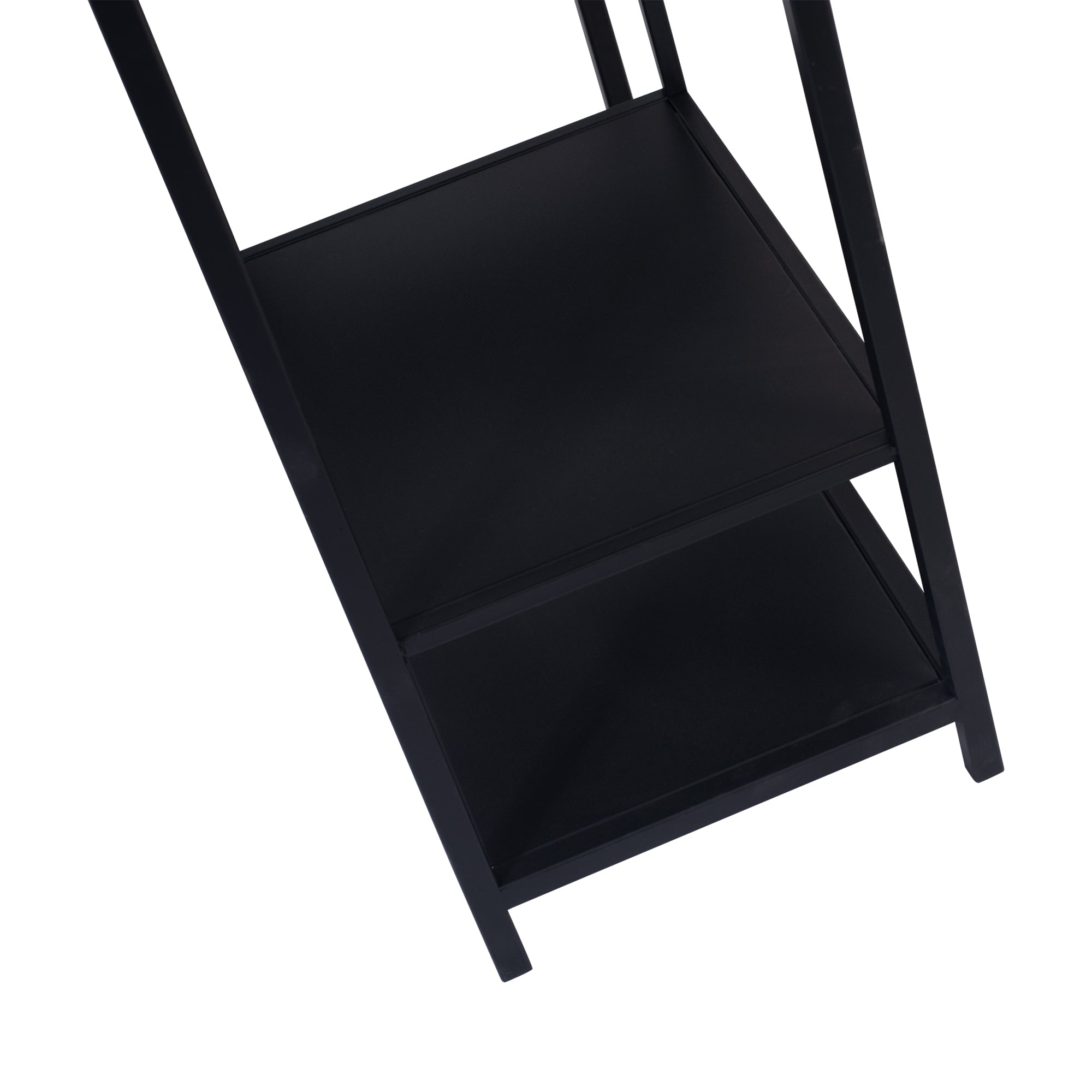 Duana Zwart IJzeren Open Kast Hoog - depauwwonen