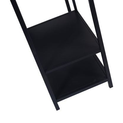 Duana Zwart IJzeren Open Kast Hoog - depauwwonen