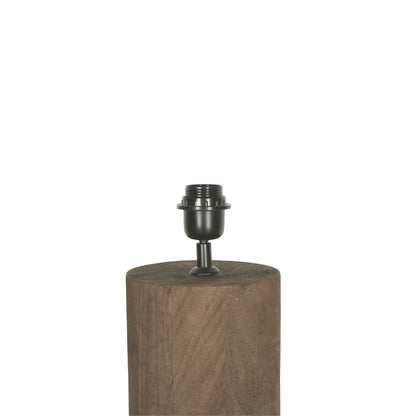 Elaine Brown Mango Houten Ronde Vloerlampvoet - depauwwonen