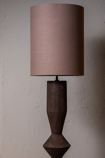 Elaine Brown Mango Houten Ronde Vloerlampvoet - depauwwonen