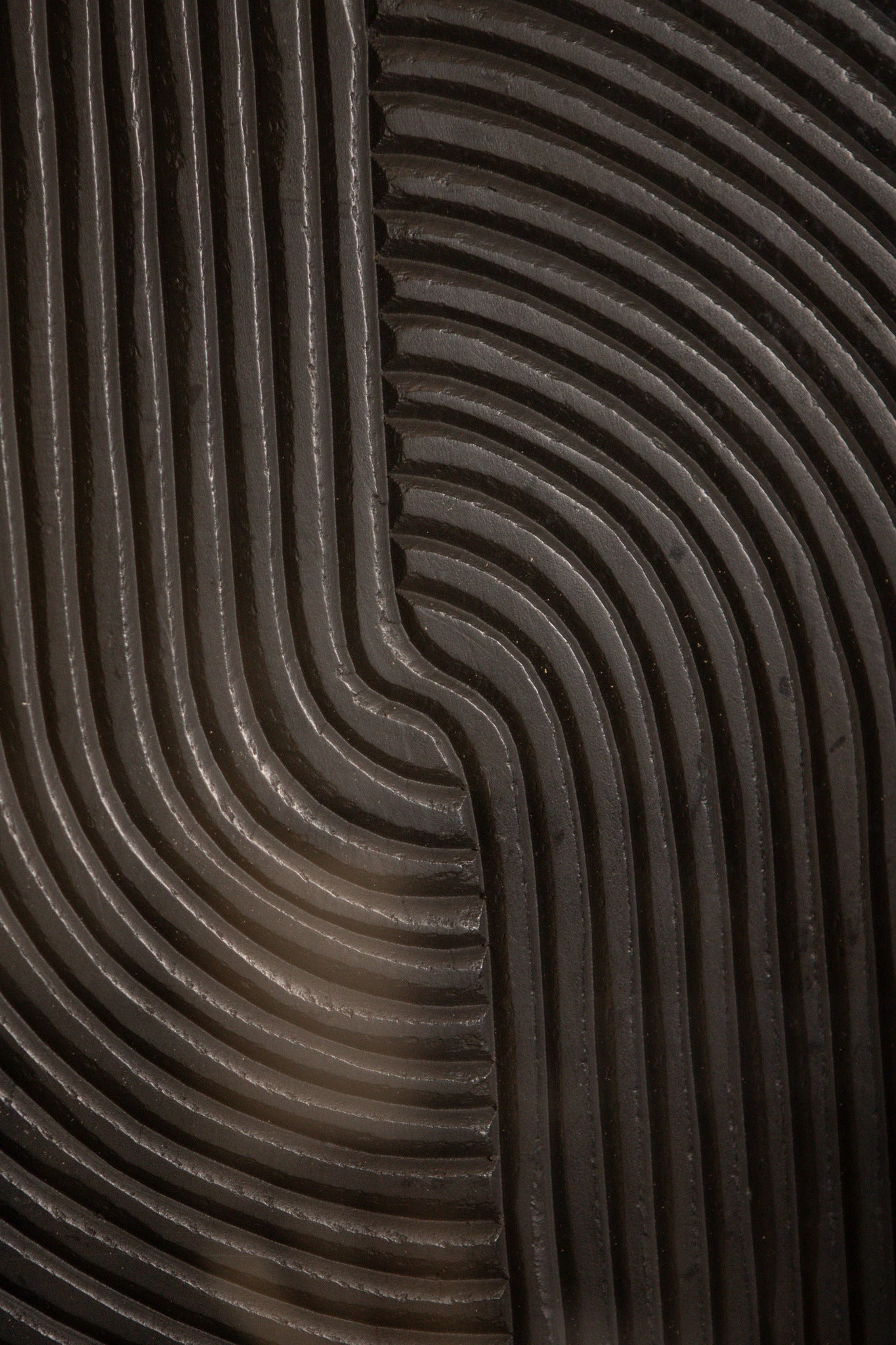 Elasah Zwart Wandpaneel Lijnpatroon - depauwwonen