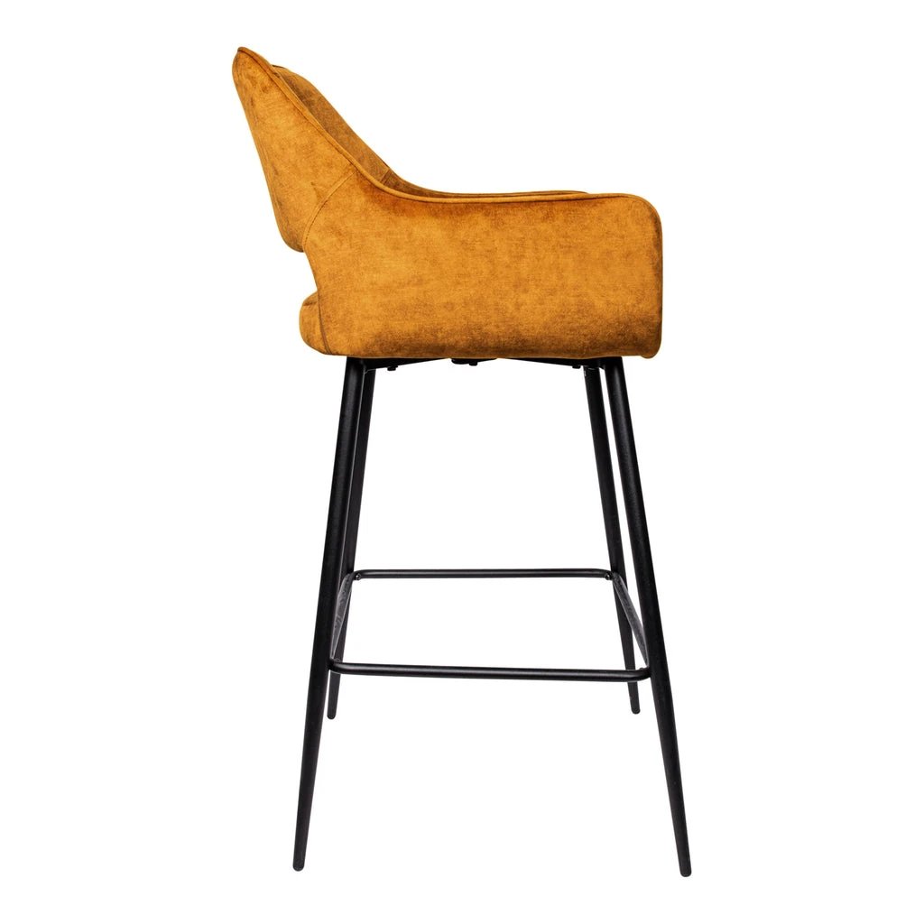Fallon Velvet Rust Barkruk (set van 2) by PTMD