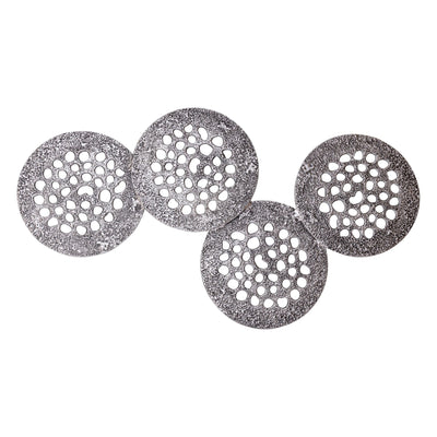 Geoffe Zilver Gegoten Aluminium Wandpaneel by PTMD