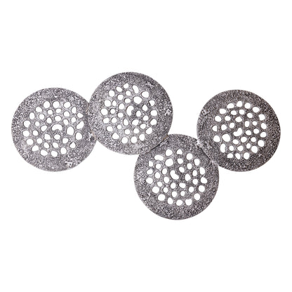 Geoffe Zilver Gegoten Aluminium Wandpaneel - depauwwonen