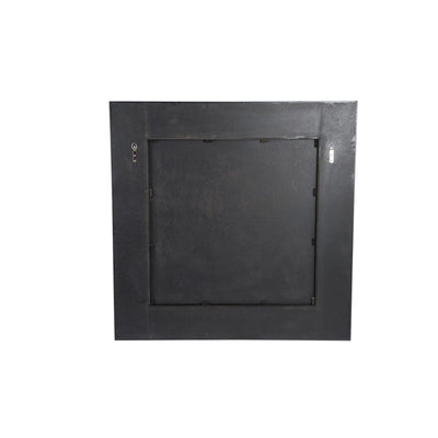 Gezzy Bruine Houten Spiegel Krul Frame Vierkant by PTMD