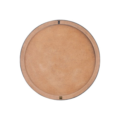 Hallie Zwart En Wit Houten Ronde Wandpaneel Swirl by PTMD