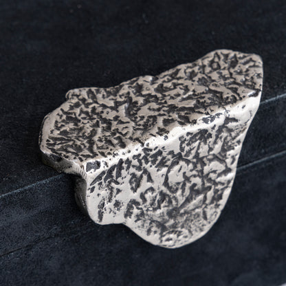 Hazael Zwart Suède Doos Zilveren Handvat Set Van 2 - depauwwonen