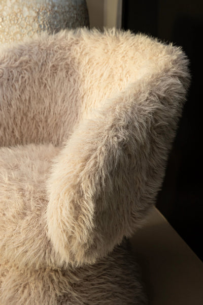 Hermes Beige Eetkamerstoel Hair by PTMD