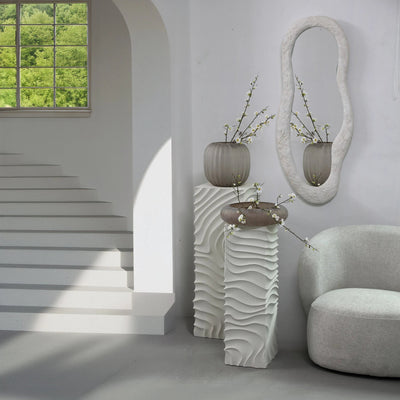 Isaiah Zuilen Golvend – Set van 2 in Wit MDF by PTMD