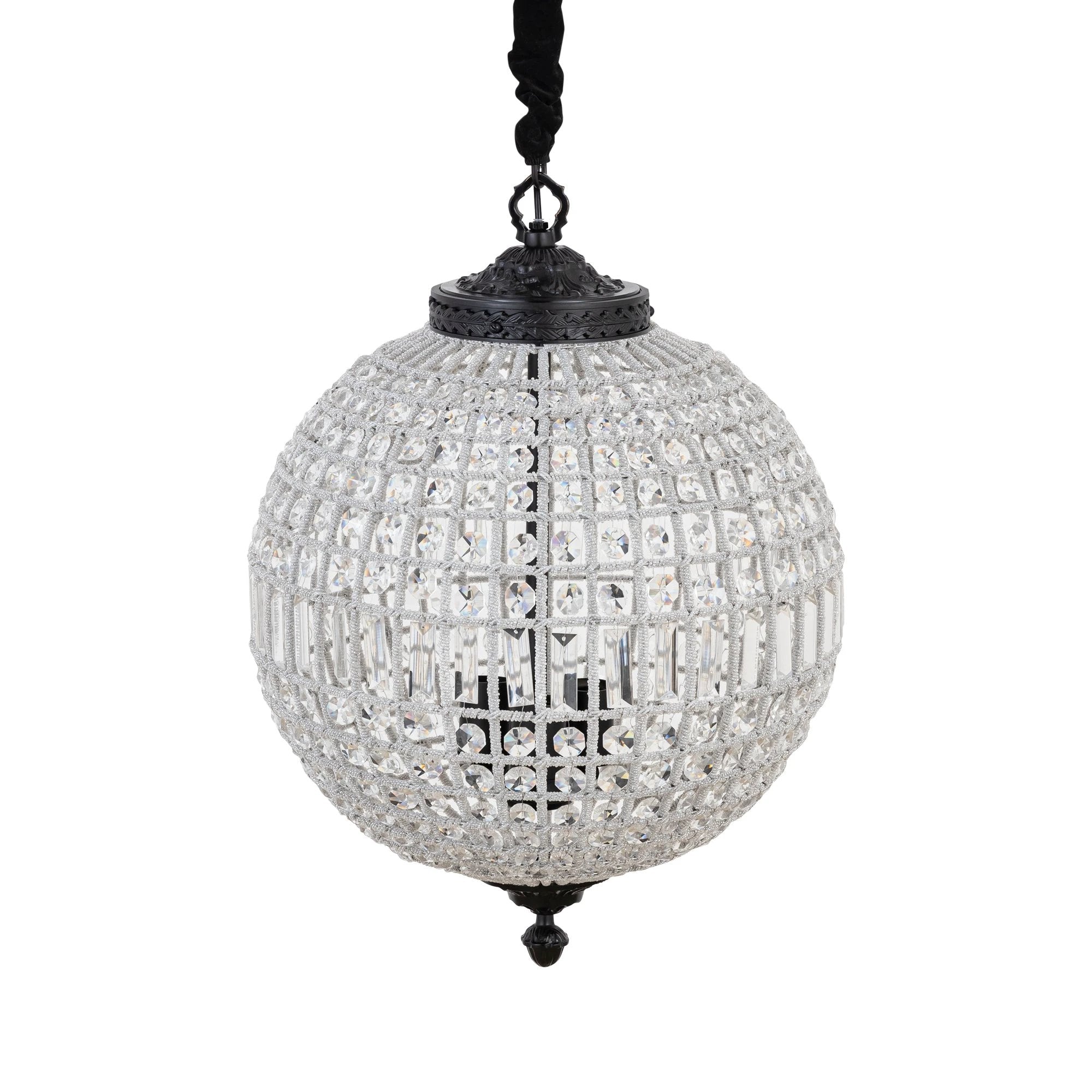 Jaris Crystal Hangende Bal Kroonluchter Lamp M by PTMD