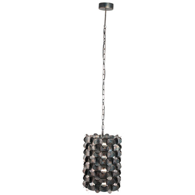 Jaye Zwarte IJzeren Hanglamp Cirkelpatroon Breed by PTMD