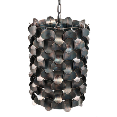 Jaye Zwarte IJzeren Hanglamp Cirkelpatroon Breed by PTMD