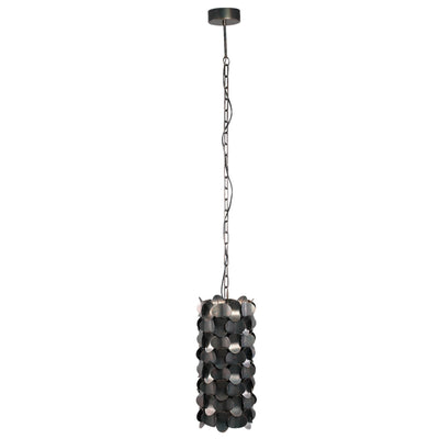 Jaye Zwarte IJzeren Hanglamp Cirkelpatroon Klein by PTMD
