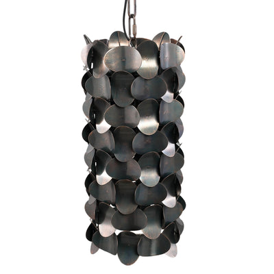 Jaye Zwarte IJzeren Hanglamp Cirkelpatroon Klein by PTMD