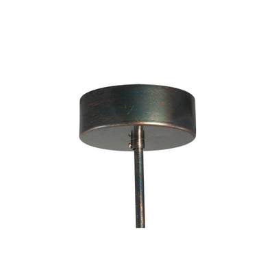 Jaye Zwarte IJzeren Hanglamp Cirkelpatroon Klein by PTMD