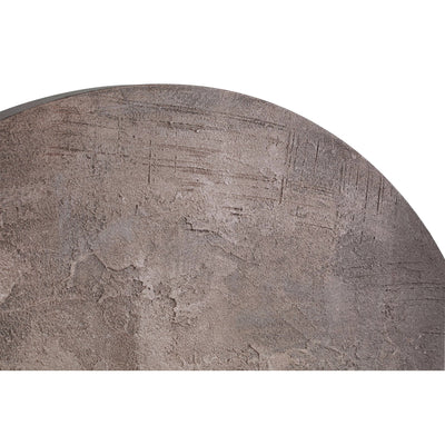 Kemp Bruin Canvas Schilderij Ruw Rond S by PTMD