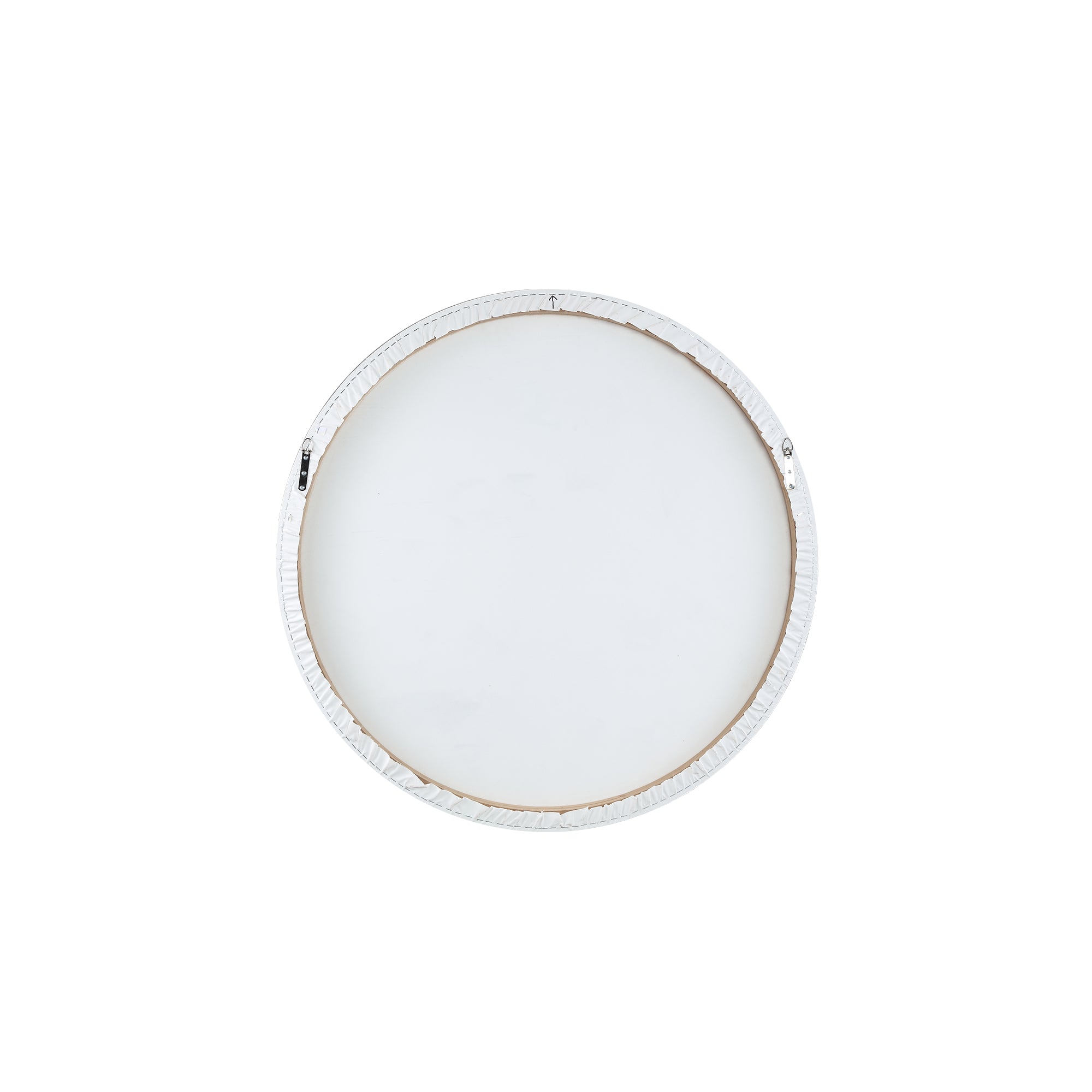 Kemp Bruin Canvas Schilderij Ruw Rond S - depauwwonen