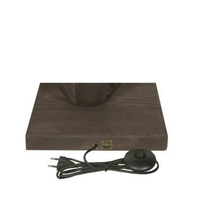 Kodey Bruine Mangohouten Vloerlampvoet - depauwwonen