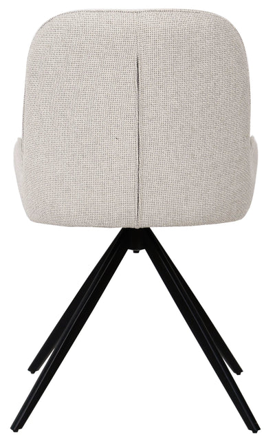 Leander Roomwitte Eetkamerstoel Draaibaar by PTMD