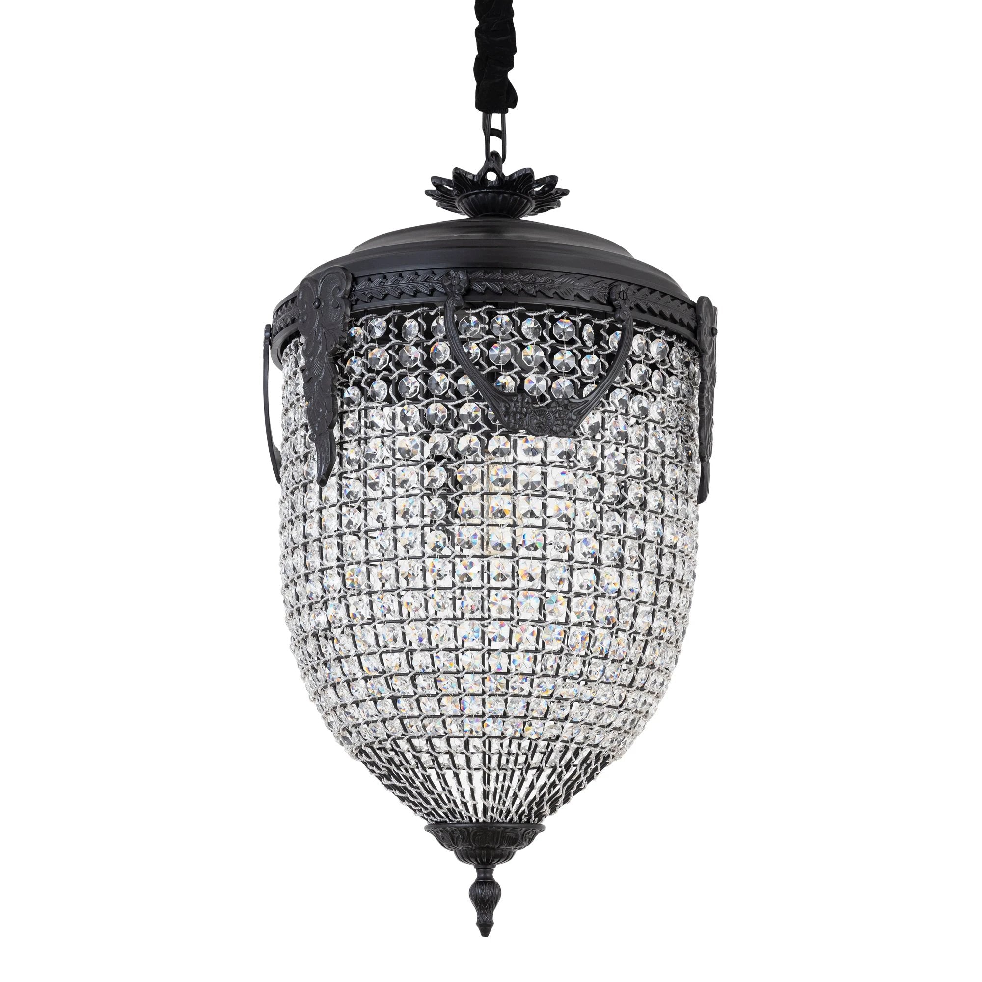 Lidde Crystal Oval Kroonluchter Lamp Klassiek L by PTMD