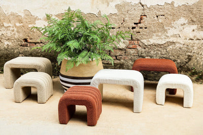 Melano Bruine Papieren Touw Ronde Mand SV3 by PTMD