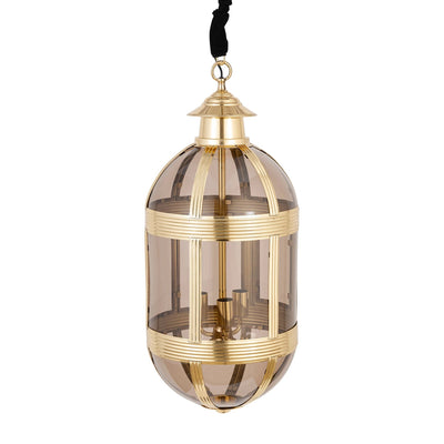 Mikk Messing Antieke Lusterglass Hanglamp Ovaal L by PTMD