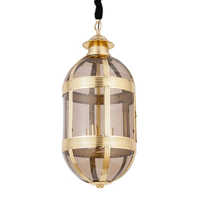 Mikk Messing Antieke Lusterglass Hanglamp Ovaal L by PTMD