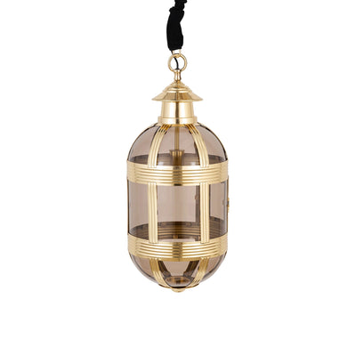 Mikk Messing Antieke Lusterglass Hanglamp Ovaal S by PTMD