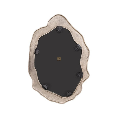 Morina Champagne Alu Spiegel Organische Ovale Vorm by PTMD