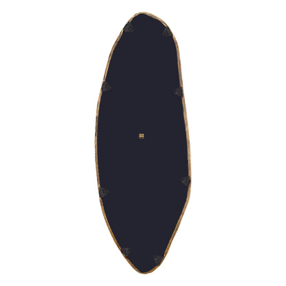 Paislie Messing Organisch Gevormde Spiegel Ovaal - depauwwonen