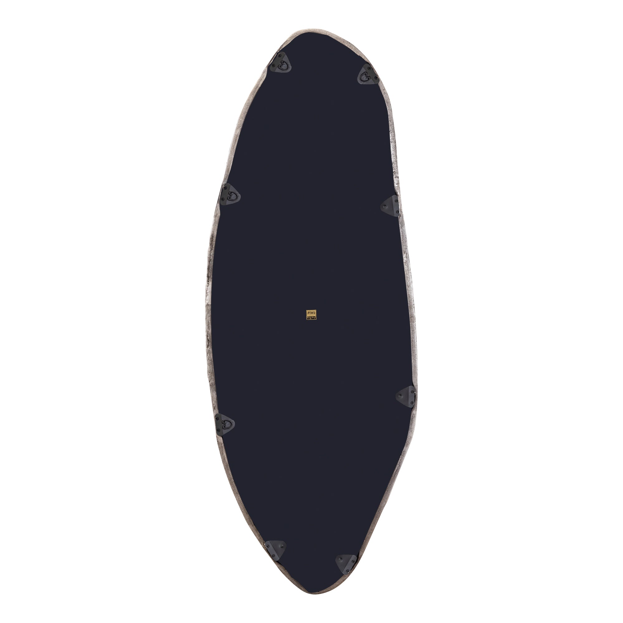 Paislie Nikkel Organisch Gevormde Spiegel Ovaal - depauwwonen