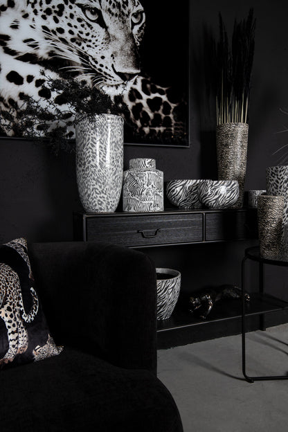 Ray Zwarte Houten Wandtafel Metalen Frame 2 Laden - depauwwonen