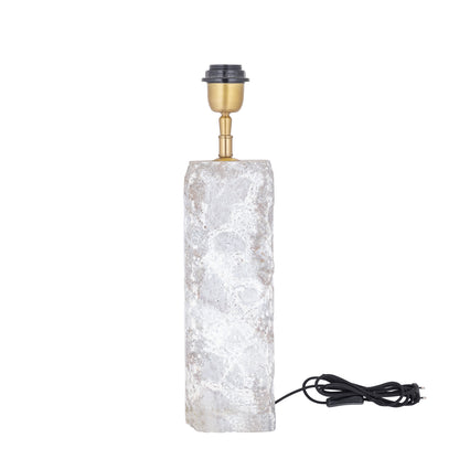 Rester Natuurlijke Marmeren Tafellampvoet Ruwe Steen L - depauwwonen