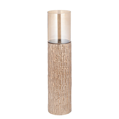 Rezy BruinGoud Grote Vloer Stormlicht Amber Glans L - depauwwonen