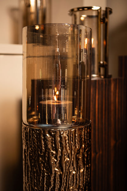 Rezy BruinGoud Grote Vloer Stormlicht Amber Glans S - depauwwonen