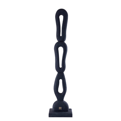 Rhyce Zwart Mangohout Standbeeld Open Figuur L by PTMD