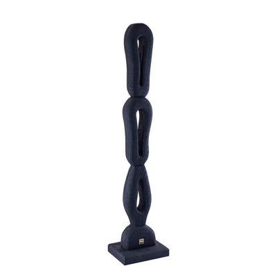 Rhyce Zwart Mangohout Standbeeld Open Figuur L by PTMD