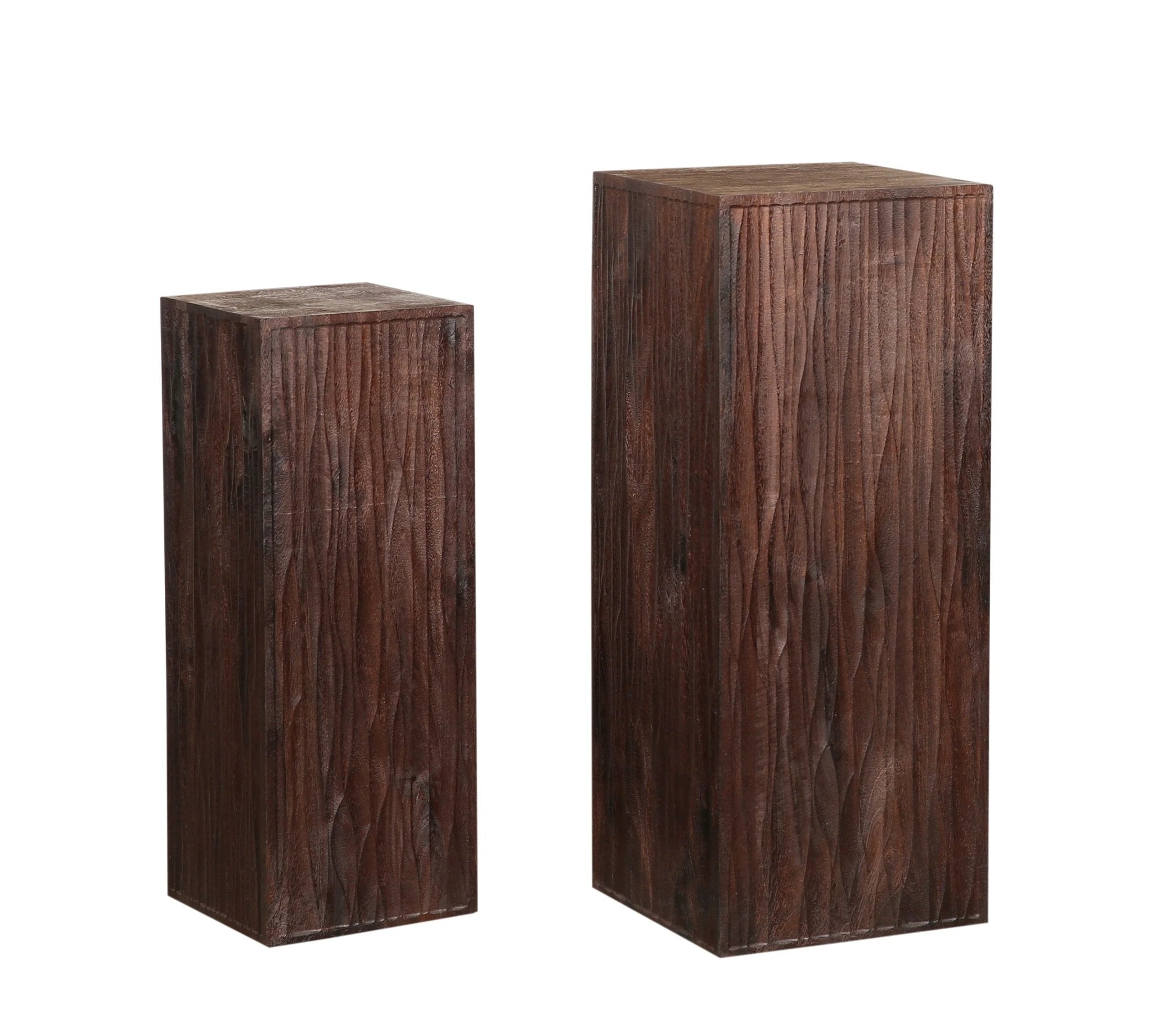 Riko Zuilen – Set van 2 in Bruin Mangohout by PTMD