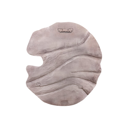 Samraj Bronzen Gegoten Alu Wandpaneel Golfstructuur - depauwwonen