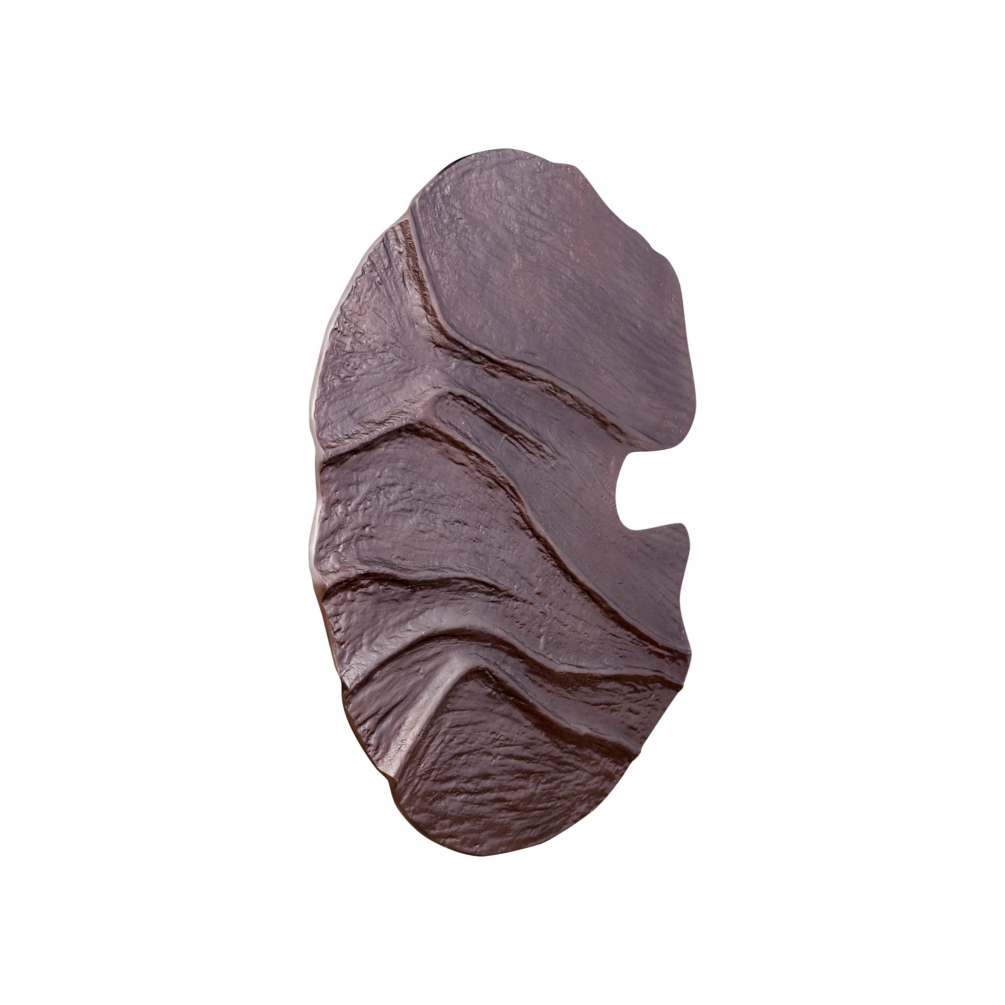 Samraj Bronzen Gegoten Alu Wandpaneel Golfstructuur - depauwwonen