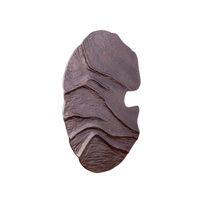 Samraj Bronzen Gegoten Alu Wandpaneel Golfstructuur by PTMD