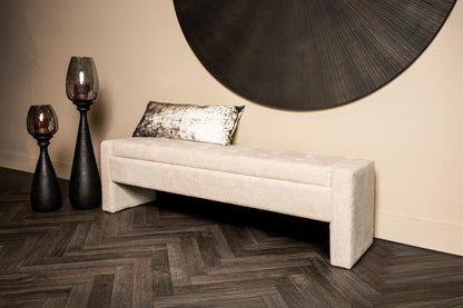 Sidney Bench Cream - depauwwonen