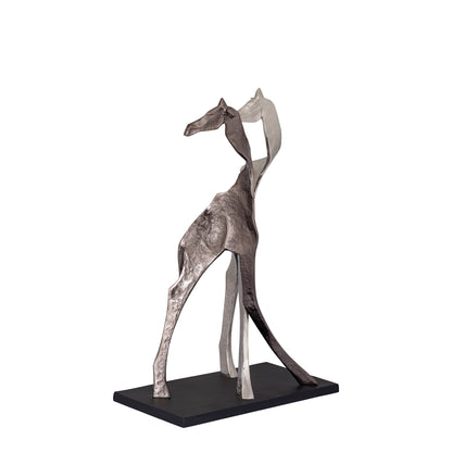 Skye Zwart Aluminium Standbeeld Giraffe - depauwwonen