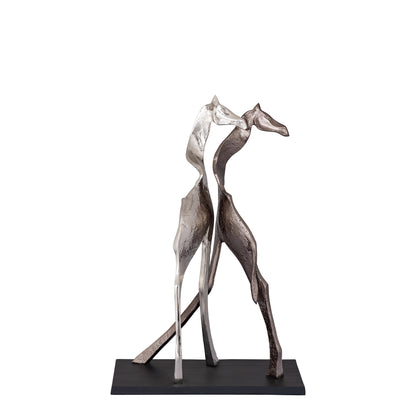 Skye Zwart Aluminium Standbeeld Giraffe - depauwwonen