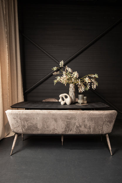 Thor Dining Bench Aphrodite Mocca - depauwwonen