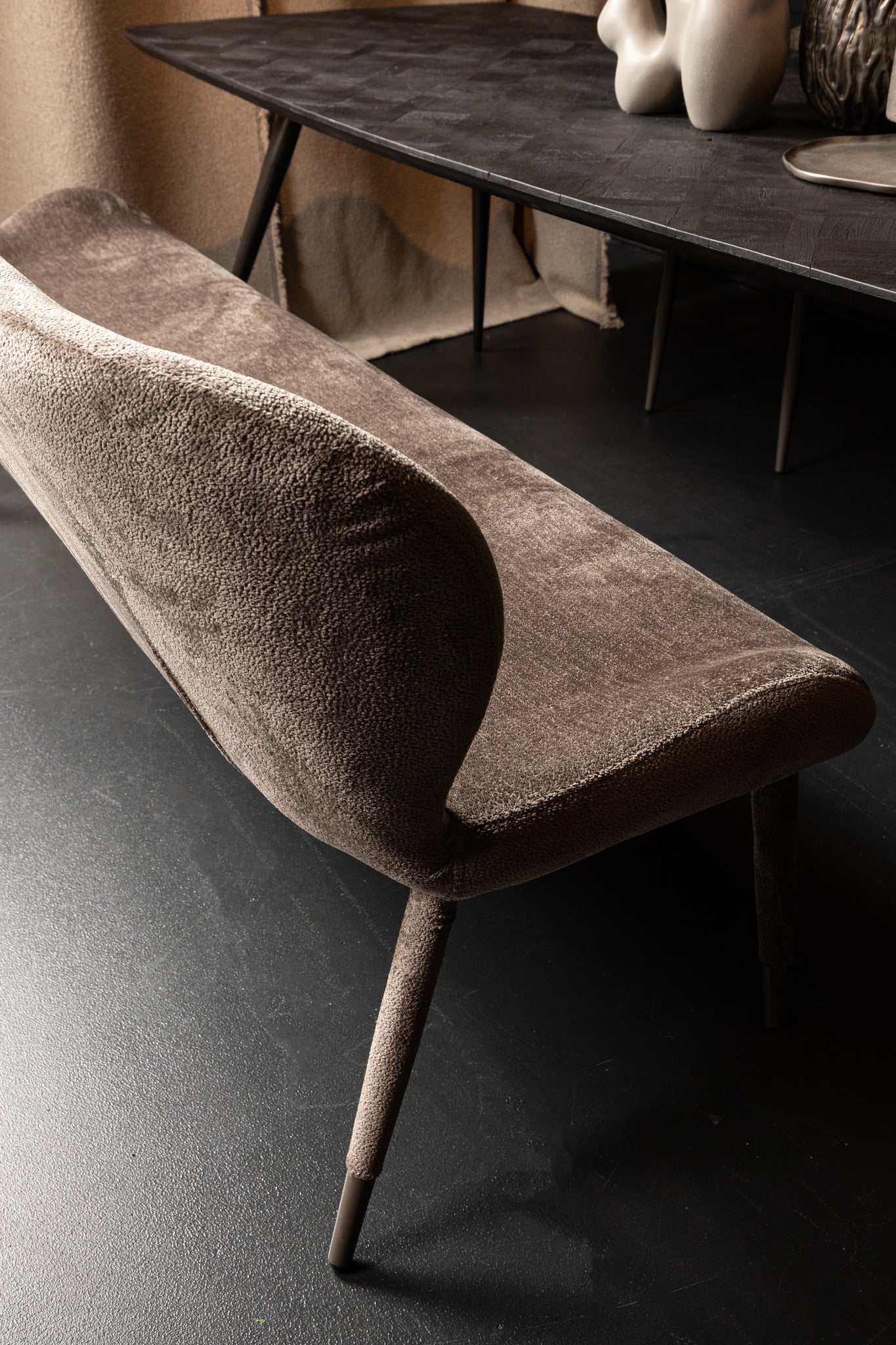 Thor Dining Bench Aphrodite Mocca - depauwwonen
